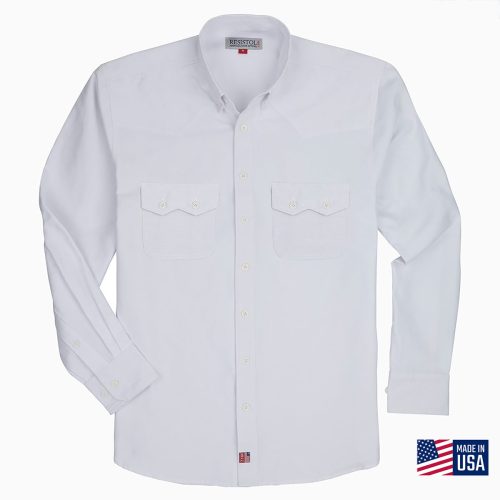 Resistol Oxford Double Pocket White